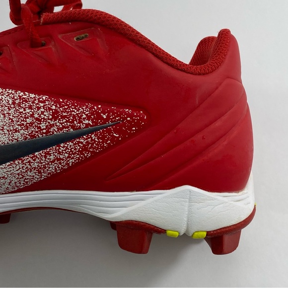 Nike Vapor # 852688-812 Baseball Cleats Red & White Men’s Size:7 - Picture 11 of 16
